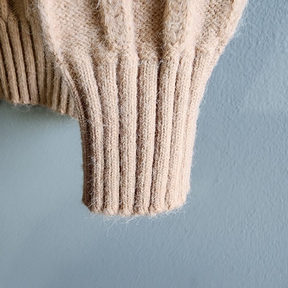 Mock Neck Drop Shoulder Sweater - Picture 5 of 9